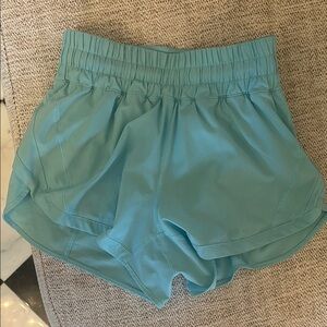 Lululemon blue athletic shorts
